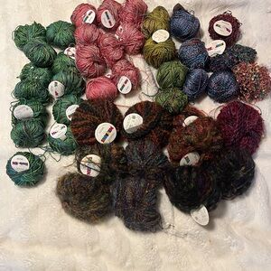 Assorted Colorful Yarn Lot - Multicolor Skeins Missoni